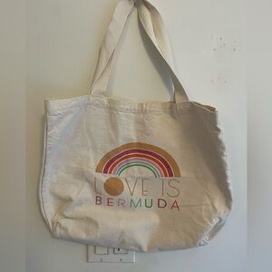 3/$10 - Love is Bermuda tote bag